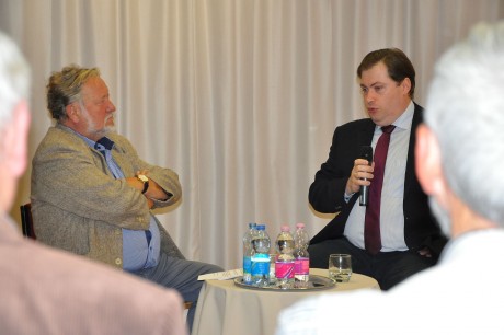 Róth Péter, Fehérvár alpolgármestere volt az évad első Öreghegyi Disputájának vendége